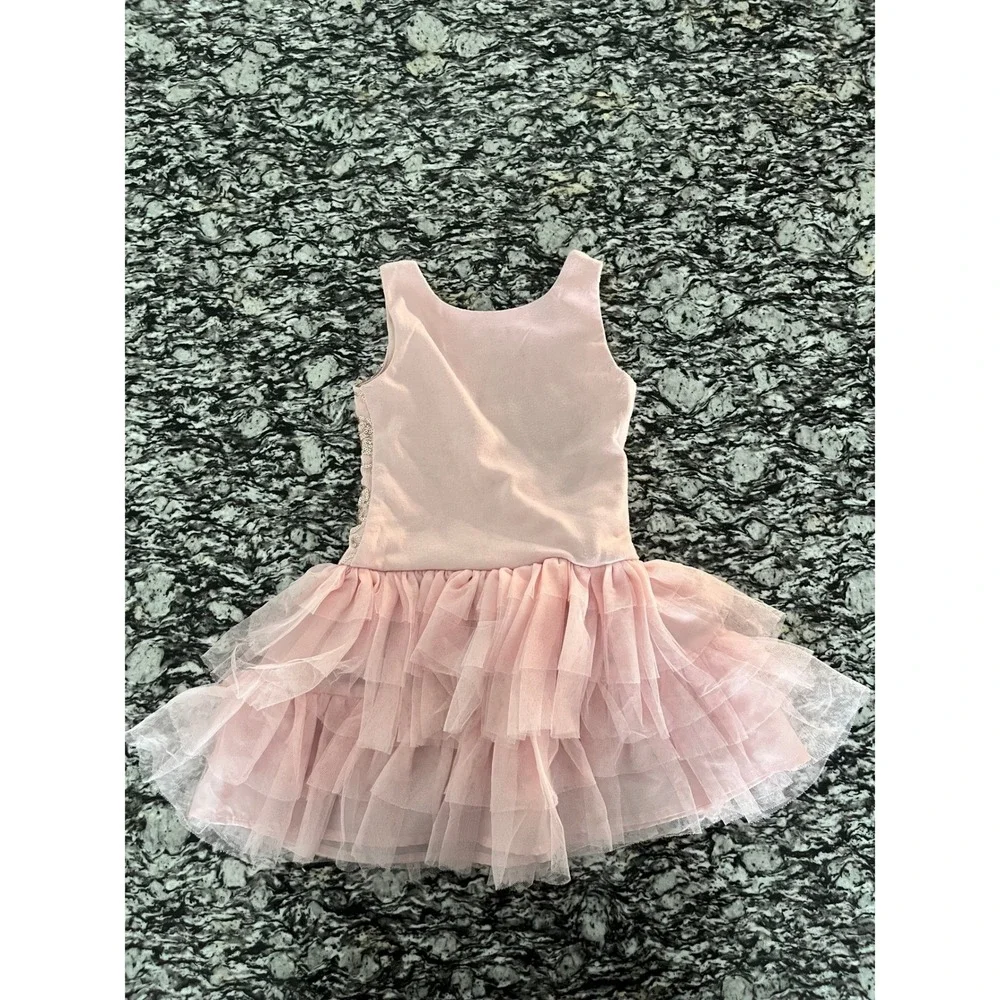 Zunie Toddler Girls 3T Pink Sequin Floral Tutu Dress Tulle Party Special